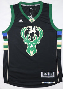 Men 34 Giannis Antetokounmpo Bucks Jersey Black Milwaukee Bucks Swingman - fastssd - NBA Jersey - nRevo