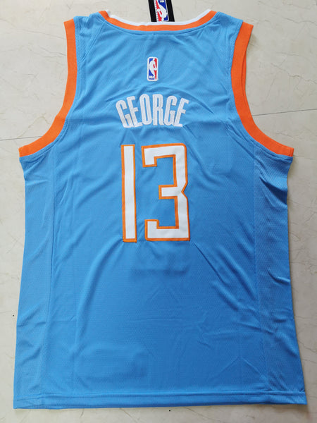 Men 13 Paul George Jersey Blue Los Angeles Clippers Jersey Swingman Fanatics - fastssd - NBA Jersey - nRevo