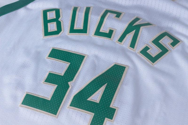Men 34 Giannis Antetokounmpo Jersey White Milwaukee Bucks Player version - fastssd - NBA Jersey - nRevo