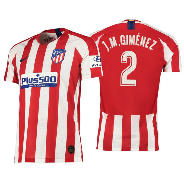 Men 02 Jose Gimenez Jersey Red Home Atletico Madrid Jersey LaLiga 2020 - fastssd - Soccer Jersey - CrazyKill
