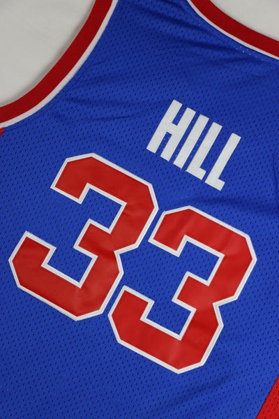 Men 33 Grant Hill Jersey Blue Detroit Pistons Jersey Swingman Fanatics - fastssd - NBA Jersey - nRevo