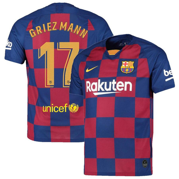 Men 17 Antoine Griezmann Jersey Red Home Barcelona Jersey LaLiga 2020 - fastssd - Soccer Jersey - CrazyKill