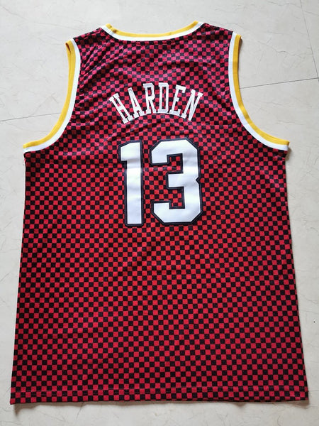 Men 13 James Harden Jersey Red Houston Rockets Jersey Hardwood Classics - fastssd - NBA Jersey - nRevo