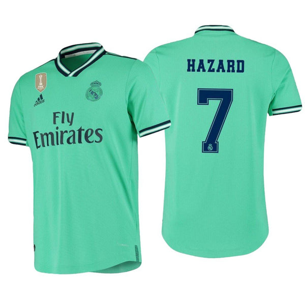 Men 07 Eden Hazard Jersey Blue Away Real Madrid Jersey Laliga 2020 - fastssd - Soccer Jersey - CrazyKill