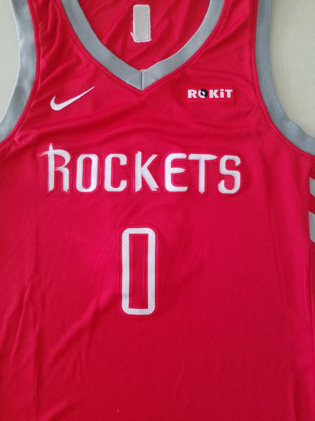 Men 0 Russell Westbrook Jersey Red Houston Rockets Jersey Swingman - fastssd - NBA Jersey - nRevo