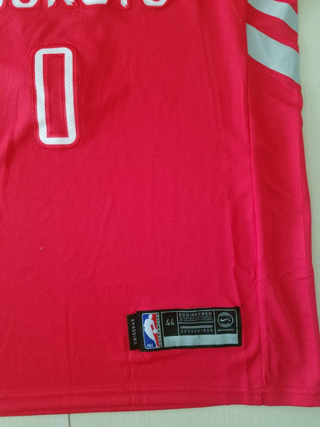 Men 0 Russell Westbrook Jersey Red Houston Rockets Jersey Swingman - fastssd - NBA Jersey - nRevo