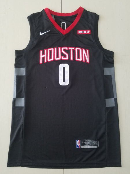 Men 0 Russell Westbrook Jersey Black Houston Rockets Jersey Fanatics - fastssd - NBA Jersey - nRevo