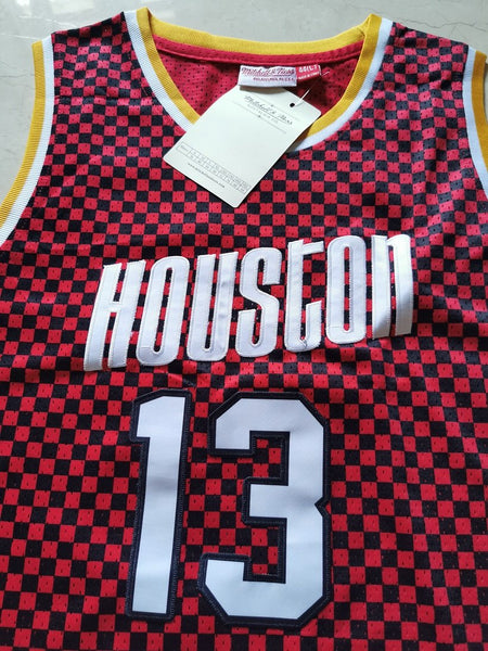 Men 13 James Harden Jersey Red Houston Rockets Jersey Hardwood Classics - fastssd - NBA Jersey - nRevo