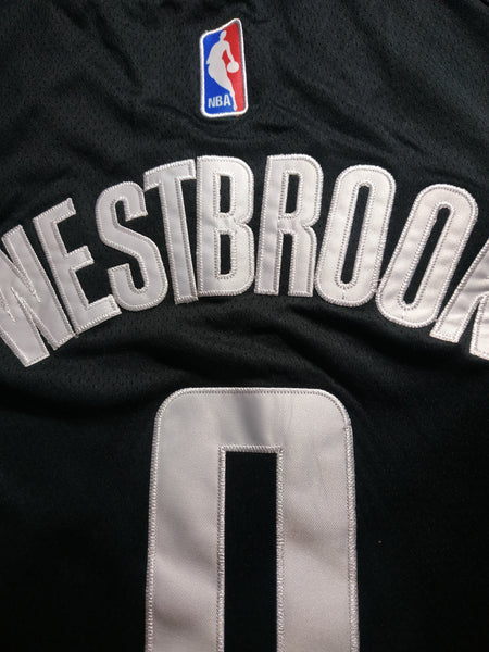 Men 0 Russell Westbrook Jersey Black Houston Rockets Jersey Swingman - fastssd - NBA Jersey - nRevo