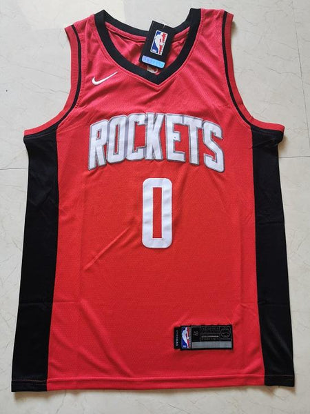 Men 0 Russell Westbrook Jersey Red Houston Rockets Jersey Swingman Fanatics - fastssd - NBA Jersey - nRevo