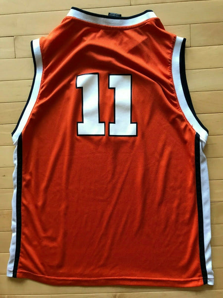 Men 11 Dee Brown Jersey Orange Illinois Fighting illini Jersey Swingman Fanatics