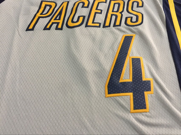 Men 04 Victor Oladipo Jersey Grey Indiana Pacers Jersey Swingman Fanatics