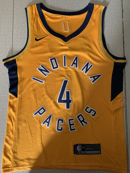 Men 04 Victor Oladipo Jersey Yellow Indiana Pacers Jersey Swingman Fanatics