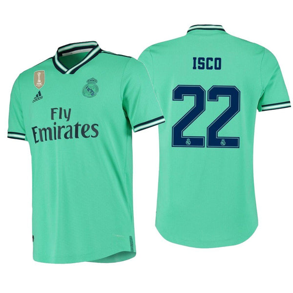 Men 22 Isco Jersey Green Away Real Madrid Jersey Laliga 2020 - fastssd - Soccer Jersey - CrazyKill