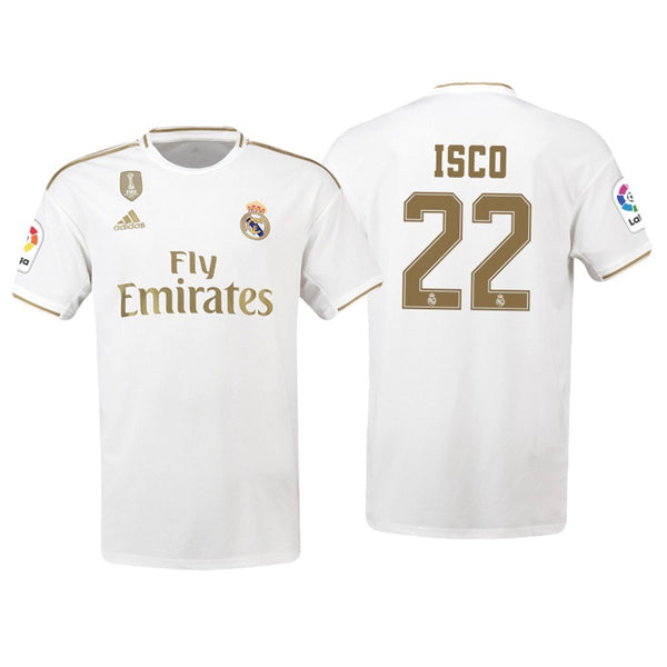 Men 22 Isco Jersey White Home Real Madrid Jersey LaLiga 2020 - fastssd - Soccer Jersey - CrazyKill