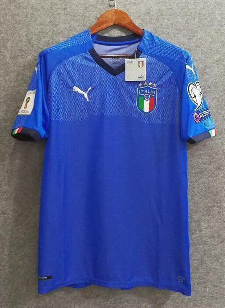 2018 Men Italia Jersey Stadium Home Soccer World Cup Jersey Fanatics - fastssd - Soccer Jersey - CrazyKill