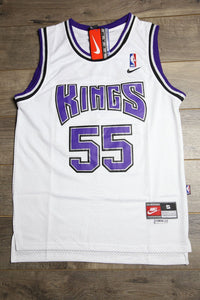 Men 55 Jason Williams Jersey White Sacramento Kings Throwback Swingman - fastssd - NBA Jersey - nRevo