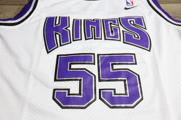 Men 55 Jason Williams Jersey White Sacramento Kings Throwback Swingman - fastssd - NBA Jersey - nRevo