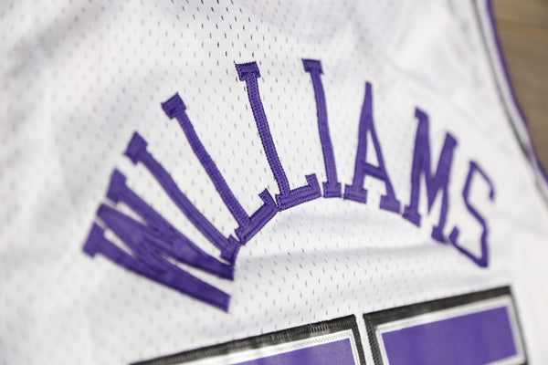 Men 55 Jason Williams Jersey White Sacramento Kings Throwback Swingman - fastssd - NBA Jersey - nRevo