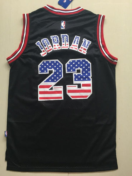 Men 23 Michael Jordan Jersey Black Chicago Bulls Jersey Swingman Fanatics