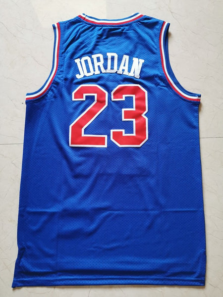 Men 23 Michael Jordan Jersey Blue All Star Chicago Bulls Jersey Hardwood Classics - fastssd - NBA Jersey - nRevo