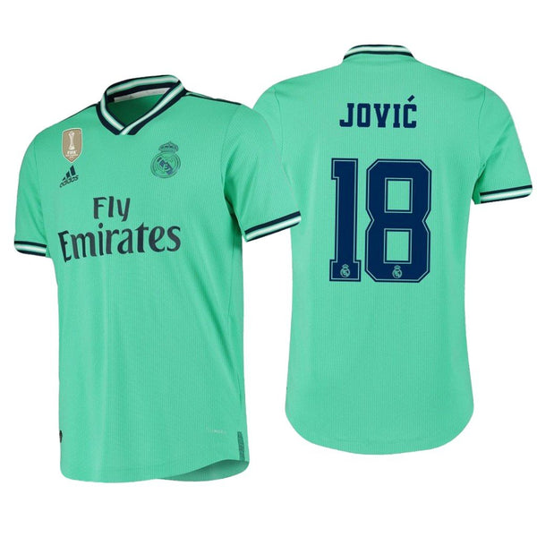 Men 18 Luka Jovic Jersey Green Away Real Madrid Jersey Laliga 2020 - fastssd - Soccer Jersey - CrazyKill