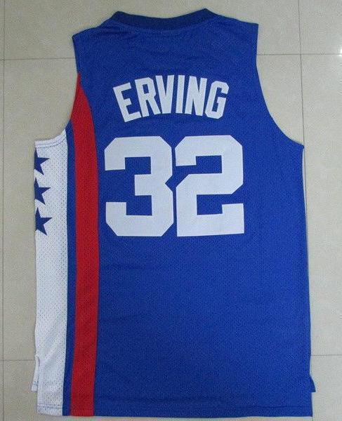 Men 32 Julius Erving Jersey New York Nets Blue Hardwood Classic - fastssd - NBA Jersey - nRevo