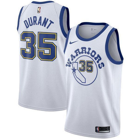 Men Golden State Warriors 35 Kevin Durant the Town Jersey White Fans - fastssd - NBA Jersey - nRevo