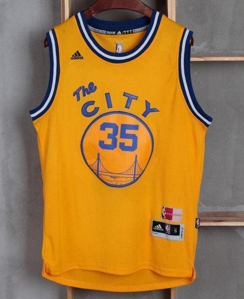 Men GSW 35 Kevin Durant Jersey Yellow City Edition Golden State Warriors - fastssd - NBA Jersey - nRevo