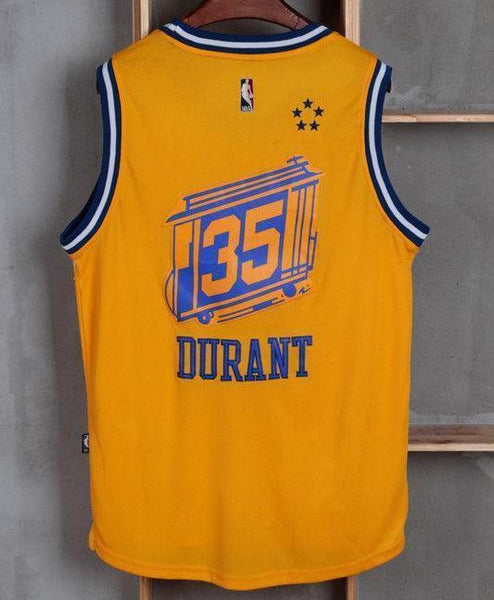 Men GSW 35 Kevin Durant Jersey Yellow City Edition Golden State Warriors - fastssd - NBA Jersey - nRevo