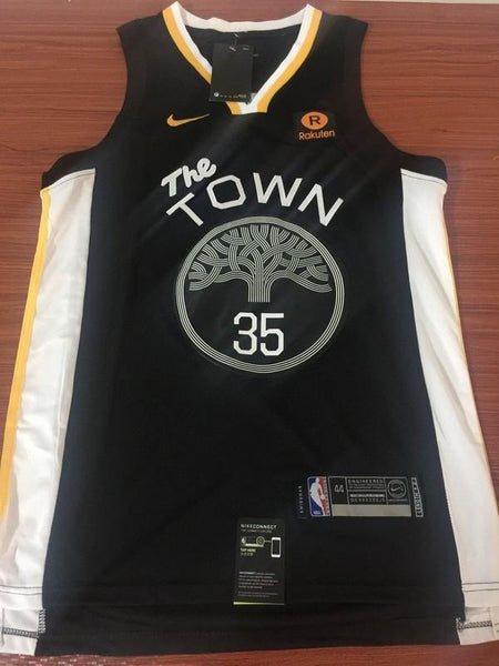 Men 35 Kevin Durant the Town Jersey Black Golden State Warriors Fans - fastssd - NBA Jersey - nRevo