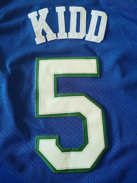Men 05 Jason Kidd Jersey Blue Dallas Mavericks Jersey Hardwood Classics