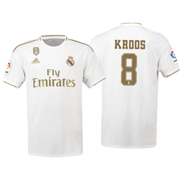 Men 08 Toni Kroos Jersey White Home Real Madrid Jersey LaLiga 2020 - fastssd - Soccer Jersey - CrazyKill