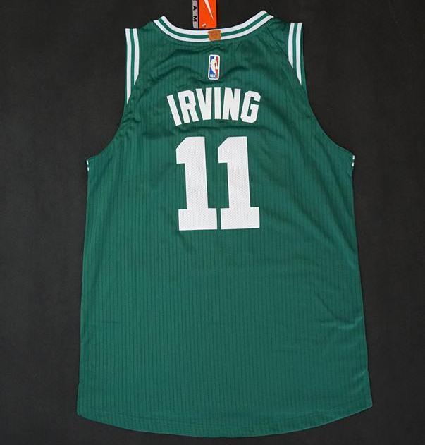 Men Kyrie Irving 11 Jersey Green Boston Celtics Authentic Player - fastssd - NBA Jersey - nRevo