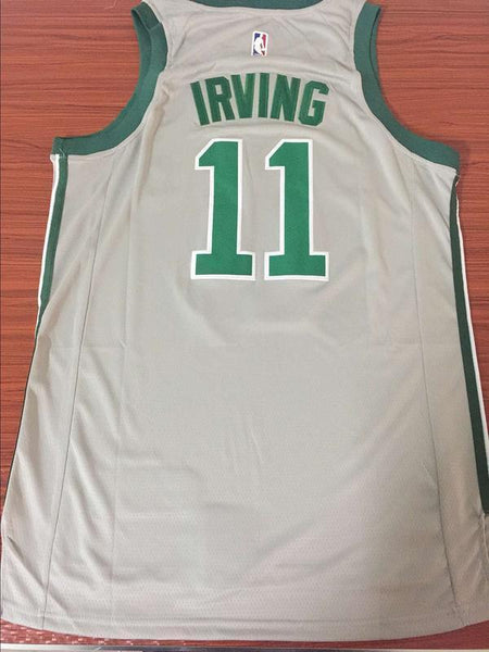 Men 11 Kyrie Irving Jersey Gray Boston Celtics Swingman Fanatics - fastssd - NBA Jersey - nRevo