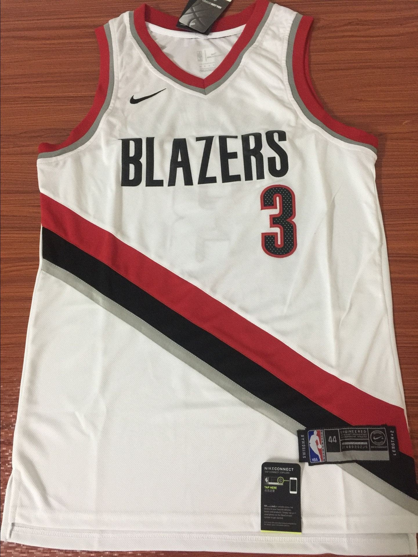 Men 3 C J McCollum Jersey White Portland Trail Blazers Jersey Fanatics - fastssd - NBA Jersey - nRevo