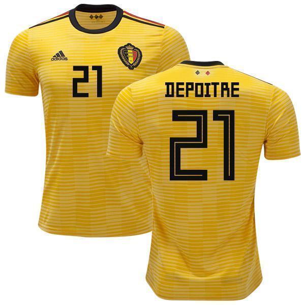 Men 21 Laurent Depoitre Jersey Belgium 2018 World Cup Soccer Jersey - fastssd - Soccer Jersey - CrazyKill