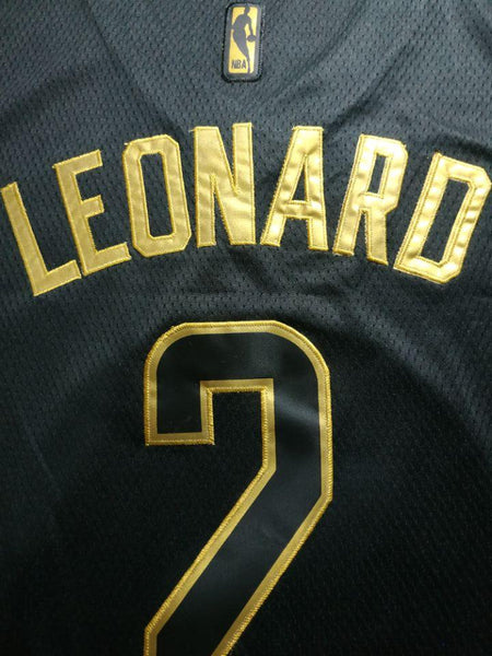 Men 02 Kawhi Leonard Jersey Black Los Angeles Clippers Jersey Golden Edition - fastssd - NBA Jersey - nRevo