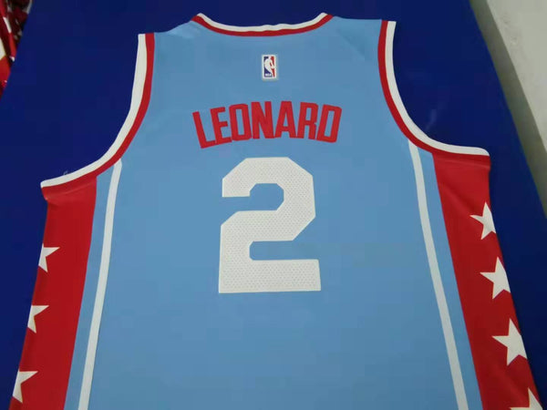 Men 02 Kawhi Leonard Jersey Blue Los Angeles Clippers Jersey Swingman Fanatics - fastssd - NBA Jersey - nRevo