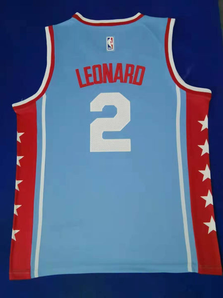 Men 02 Kawhi Leonard Jersey Blue Los Angeles Clippers Jersey Swingman Fanatics - fastssd - NBA Jersey - nRevo