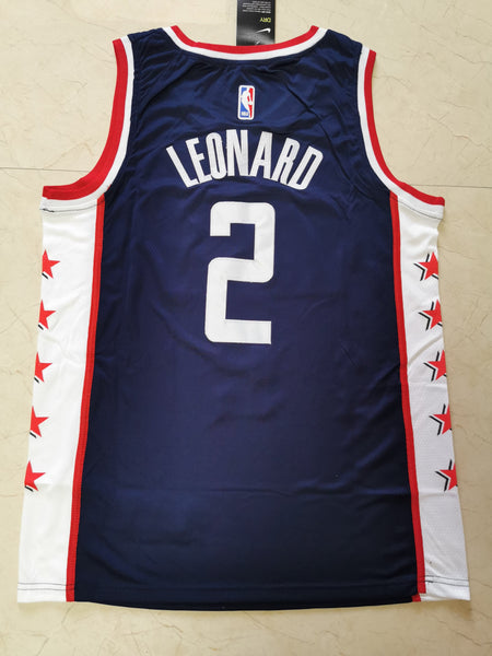 Men 02 Kawhi Leonard Jersey Blue Los Angeles Clippers Jersey Swingman Fanatics - fastssd - NBA Jersey - nRevo