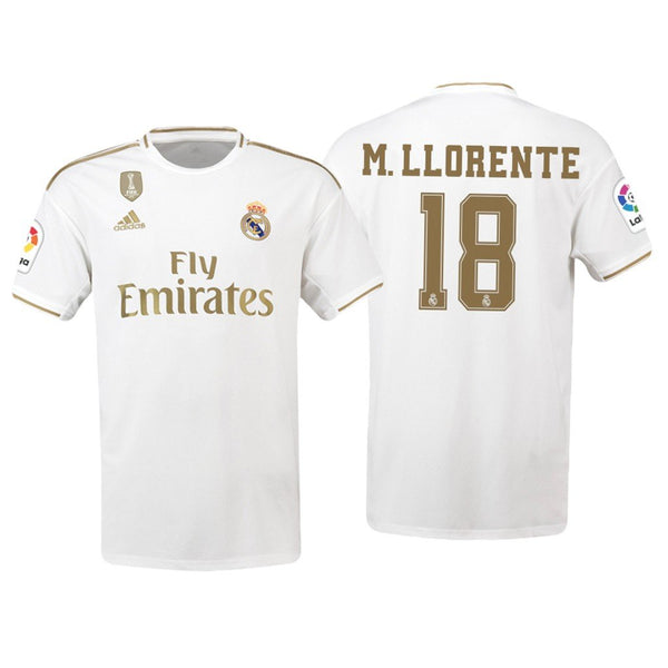 Men 18 Llorente Jersey White Home Real Madrid Jersey LaLiga 2020 - fastssd - Soccer Jersey - CrazyKill
