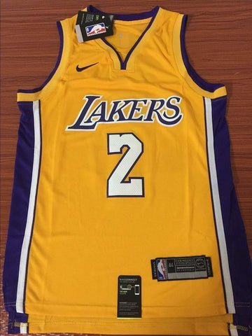 Men 2 Lonzo Ball Jersey Yellow Los Angeles Lakers Jersey Swingman Fanatics - fastssd - NBA Jersey - nRevo