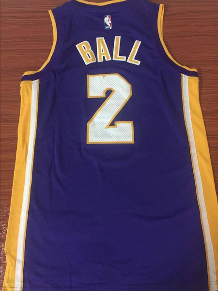 Men 2 Lonzo Ball Jersey Purple Los Angeles Lakers Jersey Swingman Fanatics - fastssd - NBA Jersey - nRevo