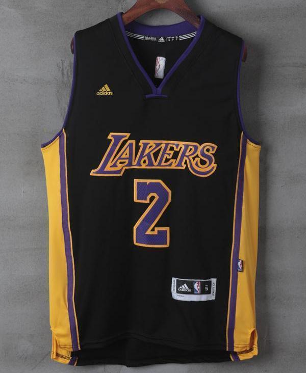 Men 2 Lonzo Ball Swingman Jersey Black Los Angeles Lakers Jersey Swingman - fastssd - NBA Jersey - nRevo