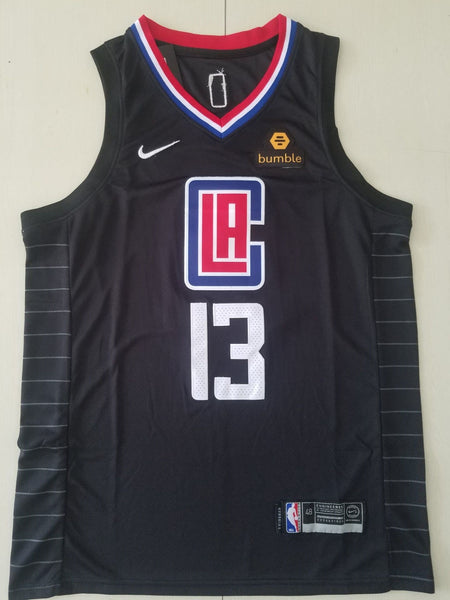Men 13 Paul George Jersey Black Los Angeles Clippers Jersey Swingman Fanatics - fastssd - NBA Jersey - nRevo