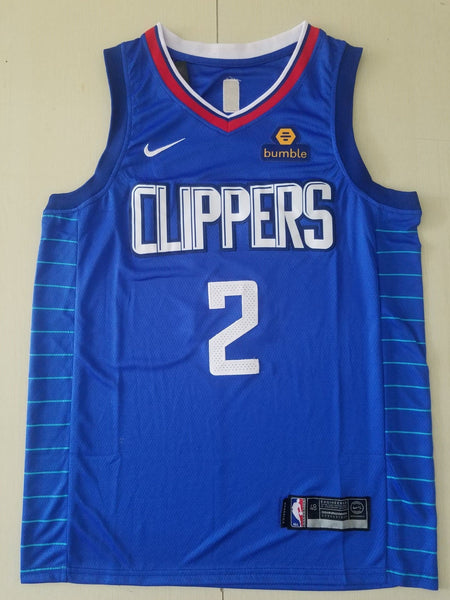 Men 2 Kawhi Leonard Jersey Blue Los Angeles Clippers Jersey Swingman Fanatics - fastssd - NBA Jersey - nRevo