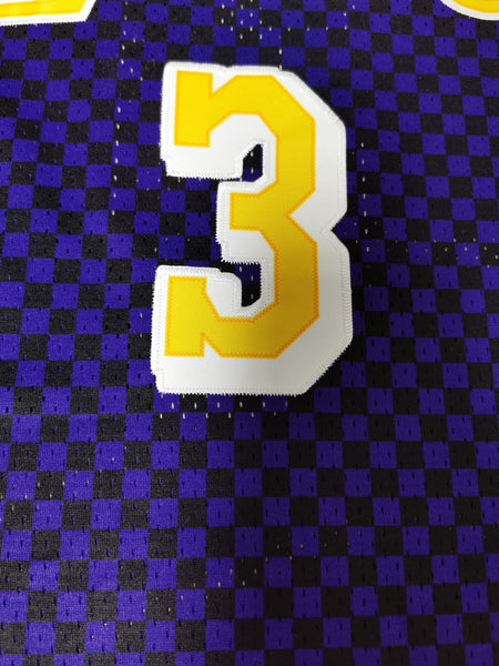 Men 3 Anthony Davis Jersey Purple Los Angeles Lakers Jersey Hardwood Classics - fastssd - NBA Jersey - nRevo