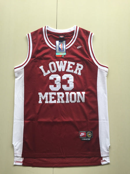 Men 33 Kobe Bryant Jersey Red Lower Merion Jersey Swingman - fastssd - NBA Jersey - nRevo