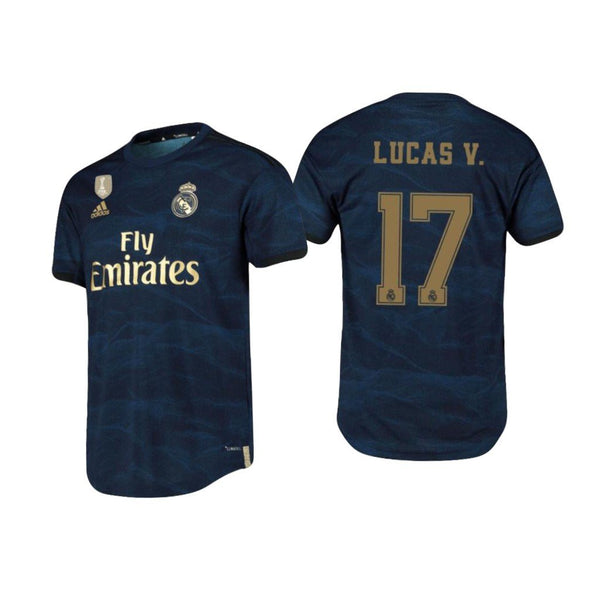 Men 17 Lucas Vazquez Jersey Blue Away Real Madrid Jersey LaLiga 2020 - fastssd - Soccer Jersey - CrazyKill